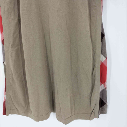 ブルーレーベルクレストブリッジ BLUE LABEL CRESTBRIDGE サイドチェックワンピース スリット レディース JPN:38