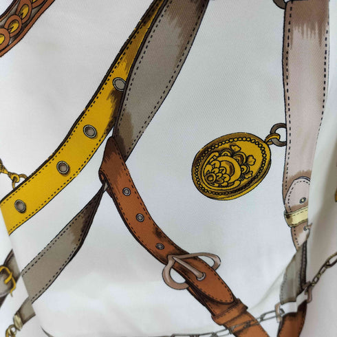 BELLOTTI 総柄シルクスカーフ レディース