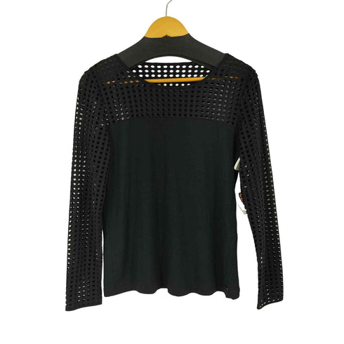 アルマーニ ARMANI メッシュ切替カットソー レディース