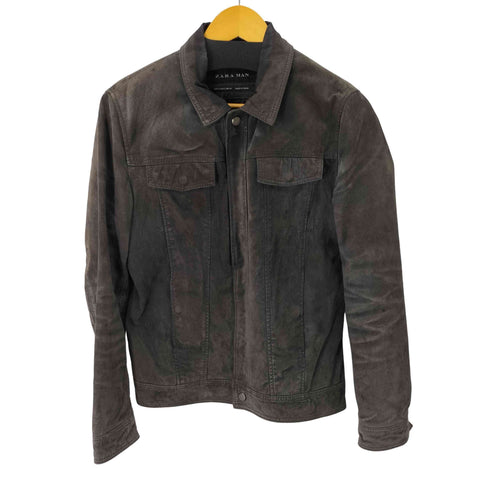ザラマン ZARA MAN レザートラッカージャケット メンズ import:S