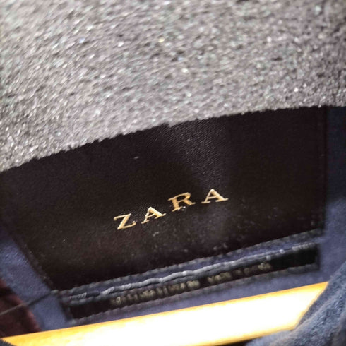ザラ ZARA フード内臓 ジップアップ中綿ジャケット メンズ import:S