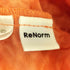 リノームバイエーティー ReNorm by A.T シワ加工 ノーカラーカットソー レディース