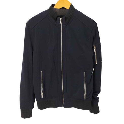 ザラマン ZARA MAN 鹿の子 ジップアップブルゾン メンズ import:M