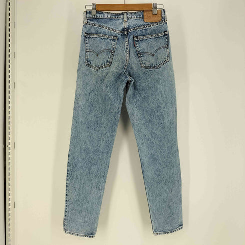 リーバイス Levis 80S フィリピン製 603 ボタン裏 359 刻印 ケミカルウォッシュ ジップフライ テーパード デニム パンツ 1988年製 レディース W:30 L:31