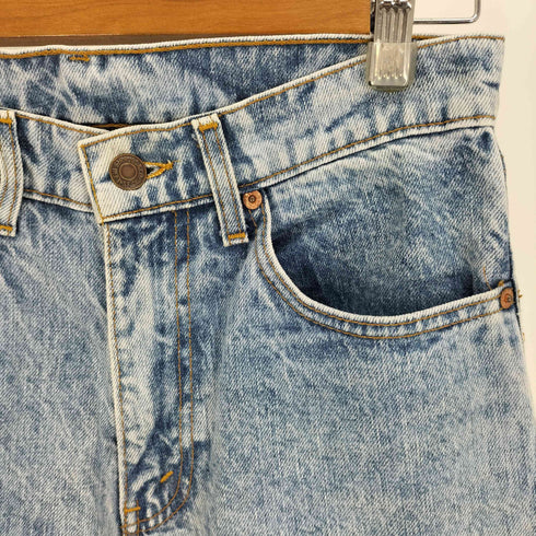 リーバイス Levis 80S フィリピン製 603 ボタン裏 359 刻印 ケミカルウォッシュ ジップフライ テーパード デニム パンツ 1988年製 レディース W:30 L:31
