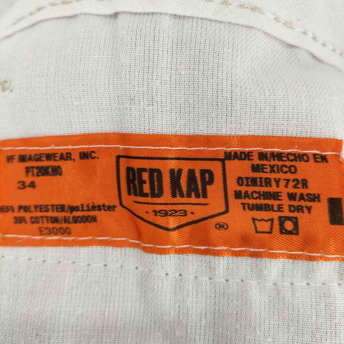 レッドキャップ RED KAP ワークパンツ メンズ US:34-35