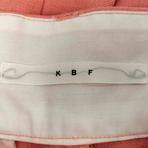 ケイビーエフ KBF フラップWIDEストレートパンツ レディース JPN:38