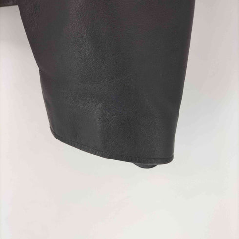 ポールスミス Paul Smith シープレザー ダブルライダースジャケット ririジップ メンズ import:XL