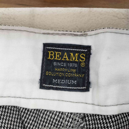 ビームス BEAMS 千鳥格子 ワークパンツ メンズ JPN:M