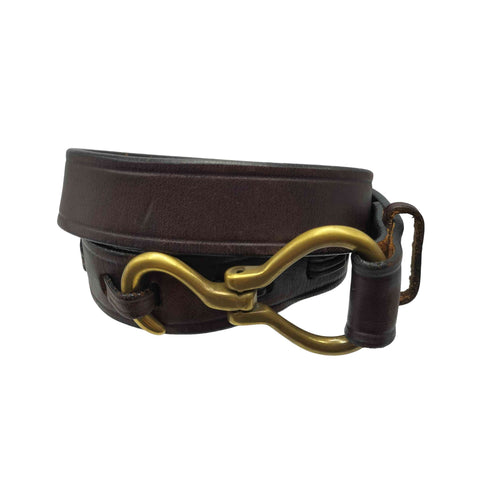 トリーレザー TORY LEATHER USA製 1.25 INCH HOOF PICK BELT フック バックル レザー ベルト メンズ 32