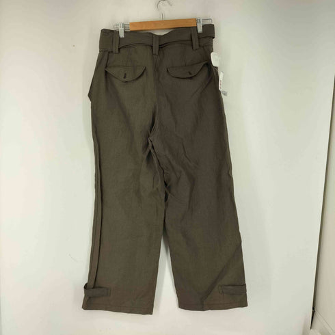 リドム LIDnM WOOL LINEN BELTED PANTS メンズ JPN:S