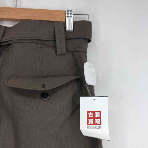 リドム LIDnM WOOL LINEN BELTED PANTS メンズ JPN:S