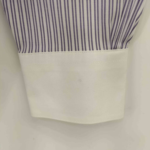 ブルックスブラザーズ BROOKS BROTHERS NON-IRON STRETCH ストライプオープンカラーシャツ レディース US:6
