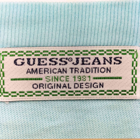 ゲスジーンズ GUESS JEANS ロゴ刺繍 L/S クルーネック Tシャツ メンズ import:L