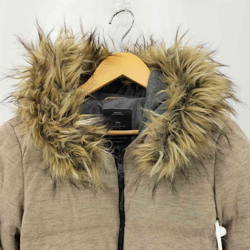 ギャップ Gap ウール混 ファーダウンジャケット レディース JPN:XS