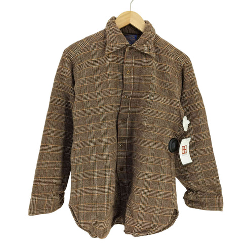 ペンドルトン PENDLETON USA製 グレンチェック ウールネルシャツ メンズ import:L