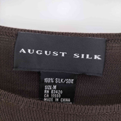AUGUST SILK シルク100 セーター レディース JPN:M