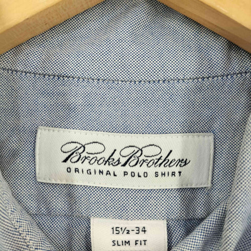ブルックスブラザーズ BROOKS BROTHERS USA製 SLIM FIT オックスフォード BDシャツ メンズ 15 1/2 - 34