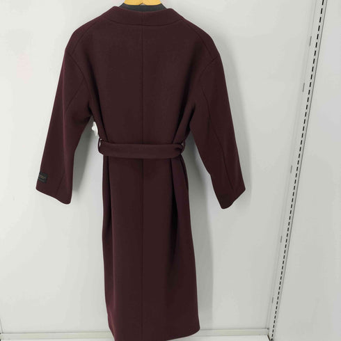 ルージュヴィフ Rouge vif ベルテッドノーカラーガウンコート レディース