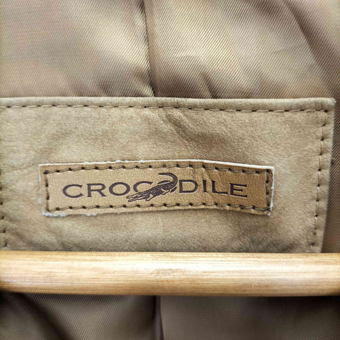 クロコダイル crocodile レザージャケット メンズ M