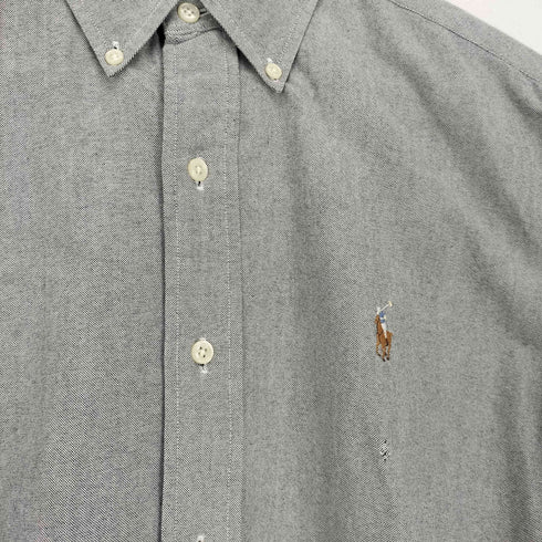 ラルフローレン RALPH LAUREN YARMOUTH ポニー刺繍オックスフォードシャツ メンズ 14 1/2