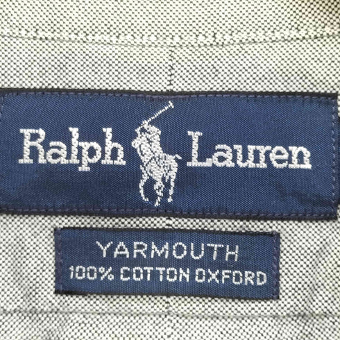 ラルフローレン RALPH LAUREN YARMOUTH ポニー刺繍オックスフォードシャツ メンズ 14 1/2