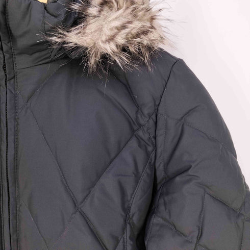 エディーバウアー Eddie Bauer PREMIUM GOOSE DOWN フェイクファー ダウンコート レディース import:XS