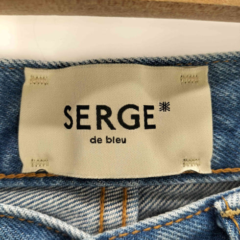 サージ SERGE de bleu CACAO 裁断デニムパンツ レディース