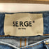 サージ SERGE de bleu CACAO 裁断デニムパンツ レディース