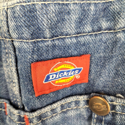 ディッキーズ Dickies デニムサロペット オーバーオール メンズ 30X32