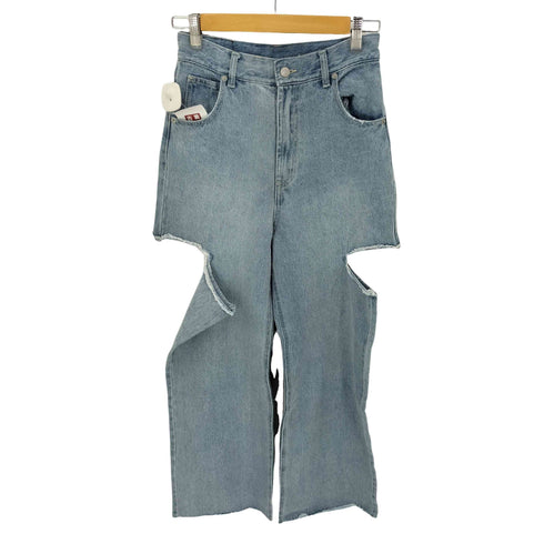 チコ Chico サイドスリットダメージワイドデニムパンツ レディース JPN:L