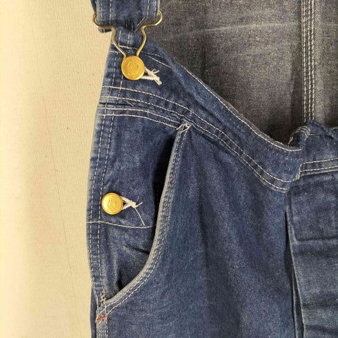 ディッキーズ Dickies 前開きデニムオーバーオール メンズ