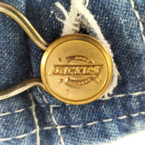 ディッキーズ Dickies 前開きデニムオーバーオール メンズ