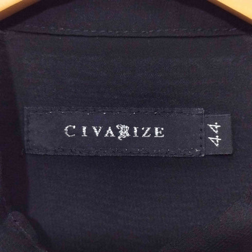 シヴァーライズ CIVARIZE L/S シアー ロングシャツ メンズ FR:44