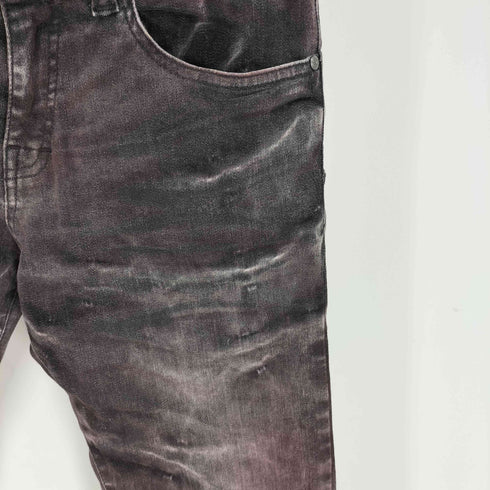 トルネードマート TORNADO MART 18AW ハイブリッドグランジクリヤー箔シューカット スキニー デニム パンツ メンズ JPN:S