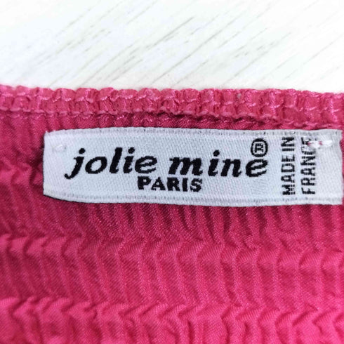 jolie mine paris フランス製 プリーツ カットソー レディース