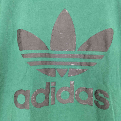アディダスオリジナルス adidas Originals ひび割れデザイントレフォイルプリントTシャツ メンズ M