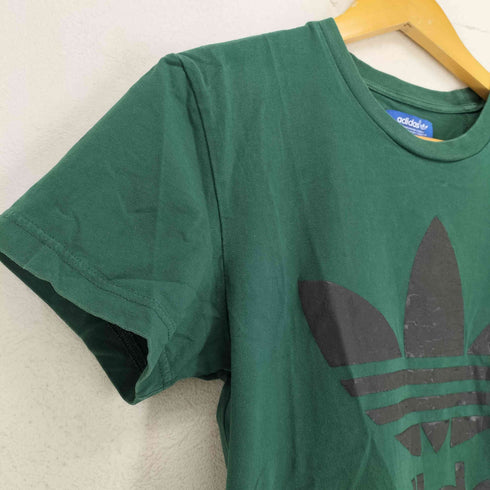 アディダスオリジナルス adidas Originals ひび割れデザイントレフォイルプリントTシャツ メンズ M