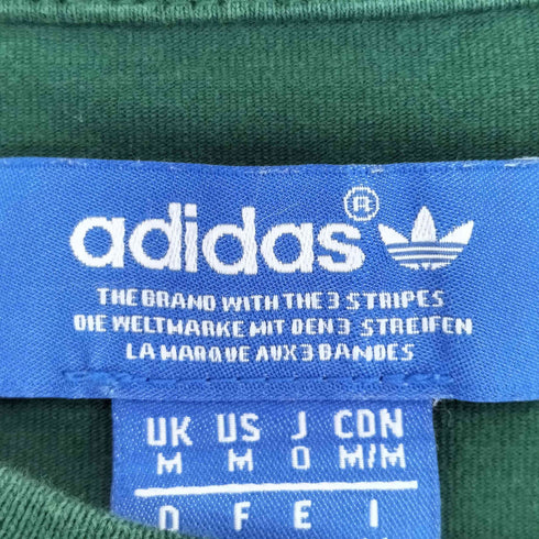 アディダスオリジナルス adidas Originals ひび割れデザイントレフォイルプリントTシャツ メンズ M