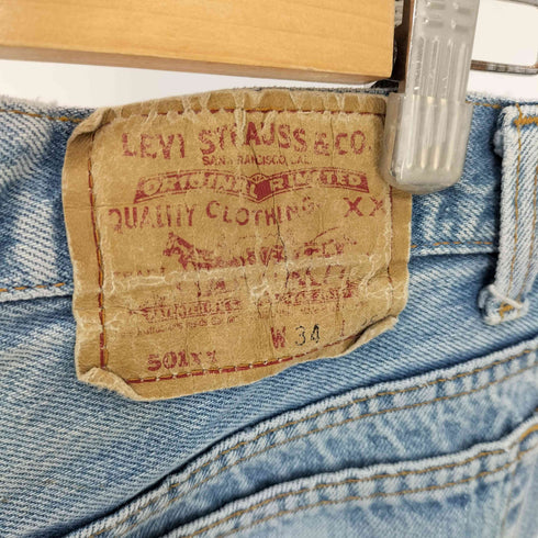 リーバイス Levis 90S USA製 ボタン裏552 501-0117 ストレートデニムパンツ メンズ W34L38