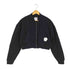 ザラ ZARA DENIM CROPPED PUFFER JACKET デニム クロップド パファー ジャケット レディース import:XL