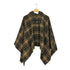 ウールリッチ WOOLRICH ×Le ciel de Harriss ウールナイロン ニットポンチョ レディース 36