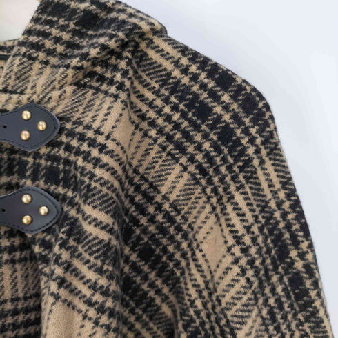 ウールリッチ WOOLRICH ×Le ciel de Harriss ウールナイロン ニットポンチョ レディース 36