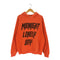 MIDNIGHT LONELY BOY ロゴプリント プルオーバーパーカー メンズ import:L