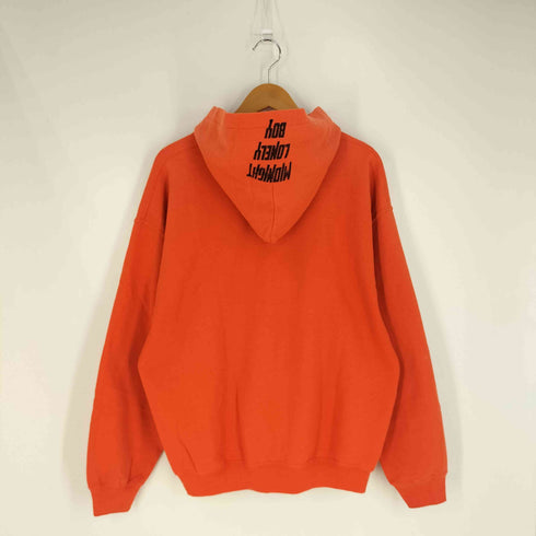 MIDNIGHT LONELY BOY ロゴプリント プルオーバーパーカー メンズ import:L