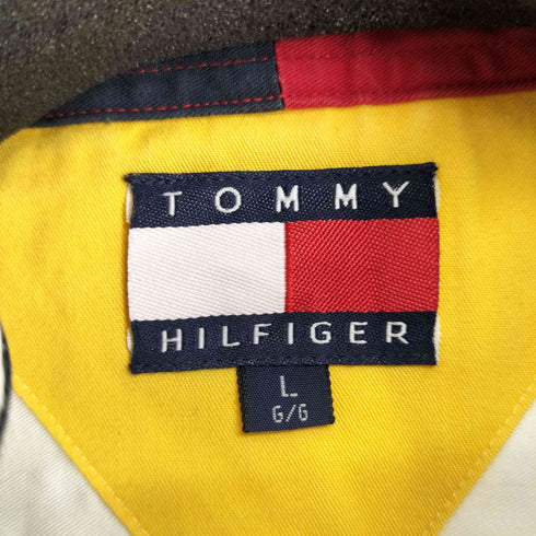 トミーヒルフィガー TOMMY HILFIGER 刺繍 ボタンダウンシャツ メンズ JPN:L