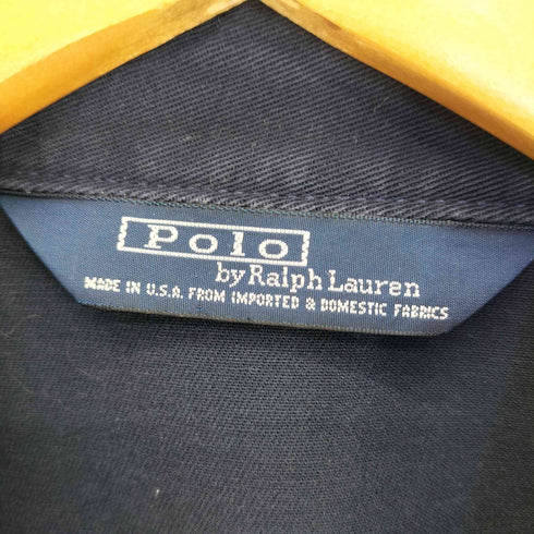 ポロラルフローレン POLO RALPH LAUREN 三角タグ USA製 コットン スウィングトップ 襟裏チェック メンズ import:M