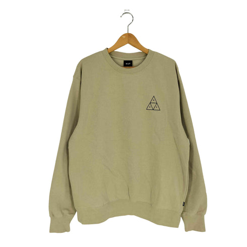 ハフ HUF ESSENTIALS TT CREW トライアングルロゴ クルーネックスウェット メンズ JPN:L