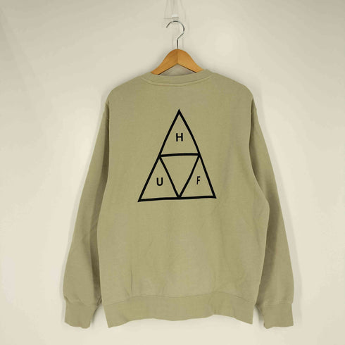 ハフ HUF ESSENTIALS TT CREW トライアングルロゴ クルーネックスウェット メンズ JPN:L