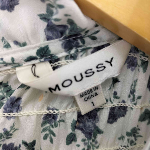 マウジー moussy FOIL PRINT SHIRRING ドレス レディース JPN:1
